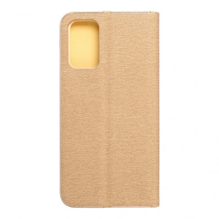 Peněženkové pouzdro LUNA Book Gold na XIAOMI Redmi 9T Elegantní  Zlatý