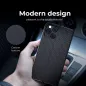 Peněženkové pouzdro LUNA Book Carbon na XIAOMI Poco M3 Pro Uhlíkové vlákno, Elegantní  Černý 