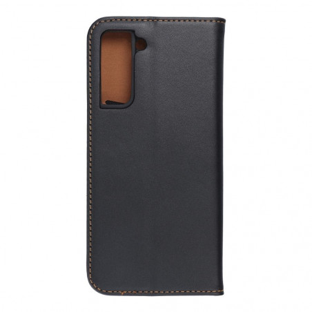 Peněženkové pouzdro Leather case SMART PRO na Samsung Galaxy S21 5G Elegantní  Černý 