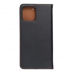 Peněženkové pouzdro Leather case SMART PRO na Apple iPhone 12 Elegantní  Černý 