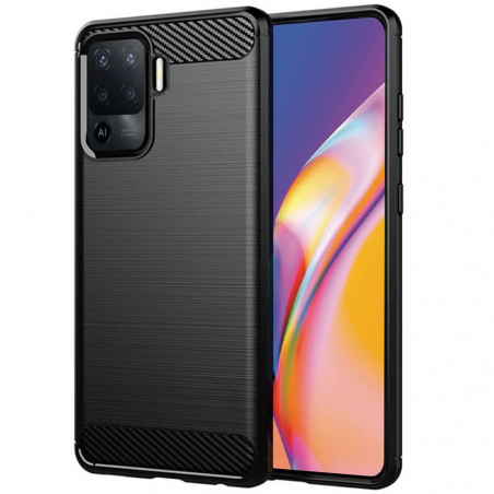 Kryt Carbon na Oppo A94 5G Elegantní  Černý