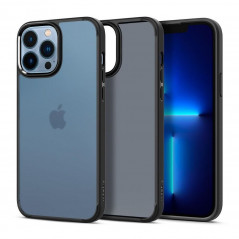 Kryt Spigen Ultra Hybrid na Apple iPhone 13 Pro Křišťálově čistý  Matná černá mrazivá 