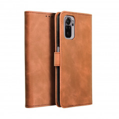 Peněženkové pouzdro TENDER Book na XIAOMI Redmi Note 10 Hnědý 