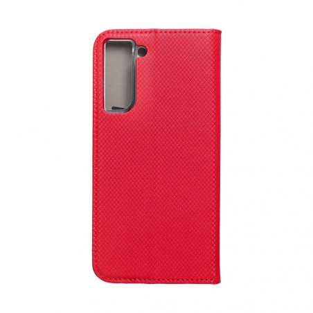 Peněženkové pouzdro Smart Case Book na Samsung Galaxy S21 FE 5G Červený 