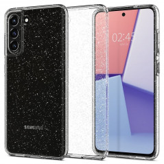 Kryt Spigen Liquid Crystal na Samsung Galaxy S21 FE 5G Křišťálově čistý  Třpytivý krystal 