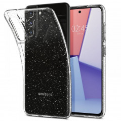 Kryt Spigen Liquid Crystal na Samsung Galaxy S21 FE 5G Křišťálově čistý  Třpytivý krystal 