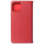 Peněženkové pouzdro Leather case SMART PRO na Apple iPhone 12 Elegantní  Vinově červený 