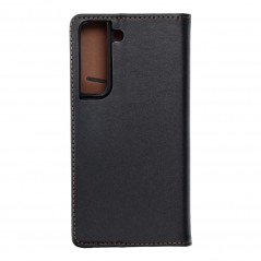 Peněženkové pouzdro Leather case SMART PRO na Samsung Galaxy S22 Elegantní  Černý 