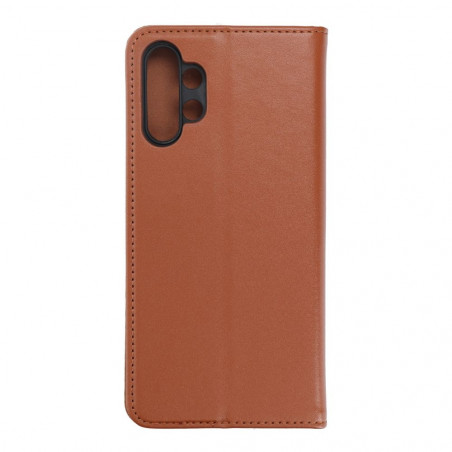 Peněženkové pouzdro Leather case SMART PRO na Samsung Galaxy A13 LTE Elegantní  Hnědý