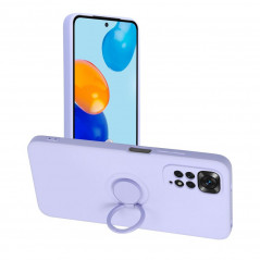 Kryt Silicone ring na XIAOMI Redmi Note 11 Fialový (Violet)