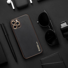 Kryt LEATHER na Samsung Galaxy A33 Černý 