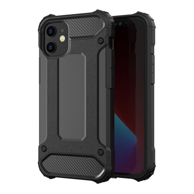 Tvrzený kryt Armor na Apple iPhone 12 Pro Černý 