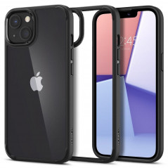 Kryt Spigen Ultra Hybrid na Apple iPhone 13 Křišťálově čistý  Matná černá