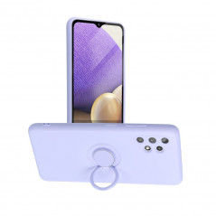 Kryt Silicone ring na Samsung Galaxy A32 5G Fialový (Violet)