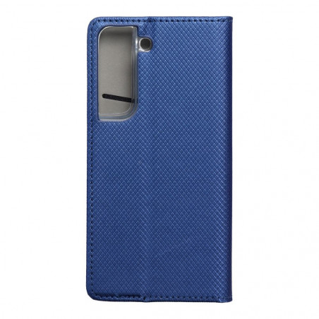 Peněženkové pouzdro Smart Case Book na Samsung Galaxy S22 Tmavší modrý 