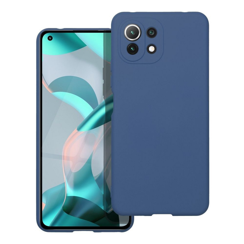 Kryt Silicone na XIAOMI Mi 11 Lite 5G NE Elegantní  Modrý 