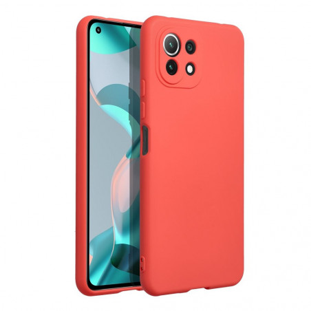 Kryt Silicone na XIAOMI Mi 11 Lite Elegantní  Broskvový 