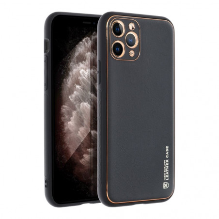 Kryt LEATHER na Apple iPhone 11 Pro Černý