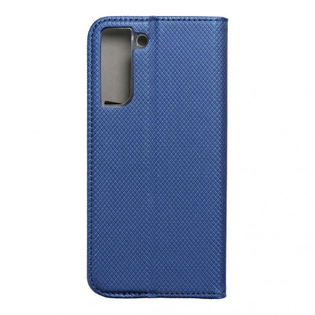 Peněženkové pouzdro Smart Case Book na Samsung Galaxy S21 FE 5G Tmavší modrý