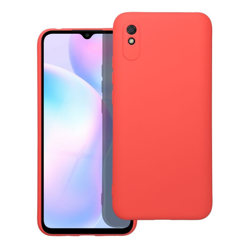 Kryt Silicone na XIAOMI Redmi 9C Elegantní  Broskvový 