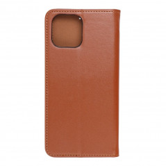 Peněženkové pouzdro Leather case SMART PRO na Apple iPhone 12 Pro Max Elegantní  Hnědý 