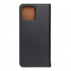 Peněženkové pouzdro Leather case SMART PRO na Apple iPhone 12 Pro Max Elegantní  Černý