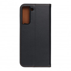 Peněženkové pouzdro Leather case SMART PRO na Samsung Galaxy S21 FE 5G Elegantní  Černý 