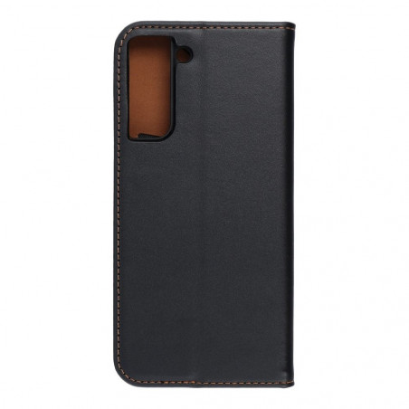 Peněženkové pouzdro Leather case SMART PRO na Samsung Galaxy S21 FE 5G Elegantní  Černý