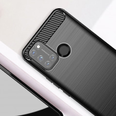 Kryt Carbon na Oppo A53s Elegantní  Černý 