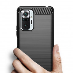 Kryt Carbon na XIAOMI Poco M3 Pro Elegantní  Černý 