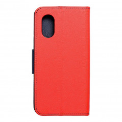 Peněženkové pouzdro Fancy Book na Samsung Galaxy Xcover 5 Červený / Námořnická modrá 