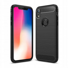 Kryt Carbon na Apple iPhone XR Elegantní  Černý