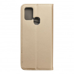 Peněženkové pouzdro Smart Case Book na Samsung Galaxy A21s Zlatý