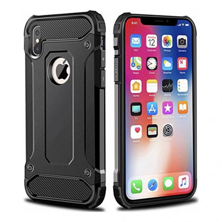 Tvrzený kryt Armor na Apple iPhone X Černý 