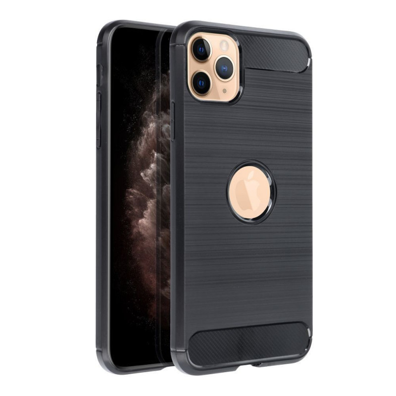 Kryt Carbon na Apple iPhone XS Max Elegantní  Černý 