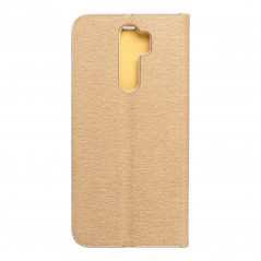 Peněženkové pouzdro LUNA Book Gold na XIAOMI Redmi Note 8 Pro Elegantní  Zlatý 