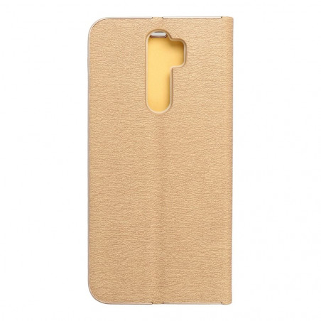 Peněženkové pouzdro LUNA Book Gold na XIAOMI Redmi Note 8 Pro Elegantní  Zlatý 