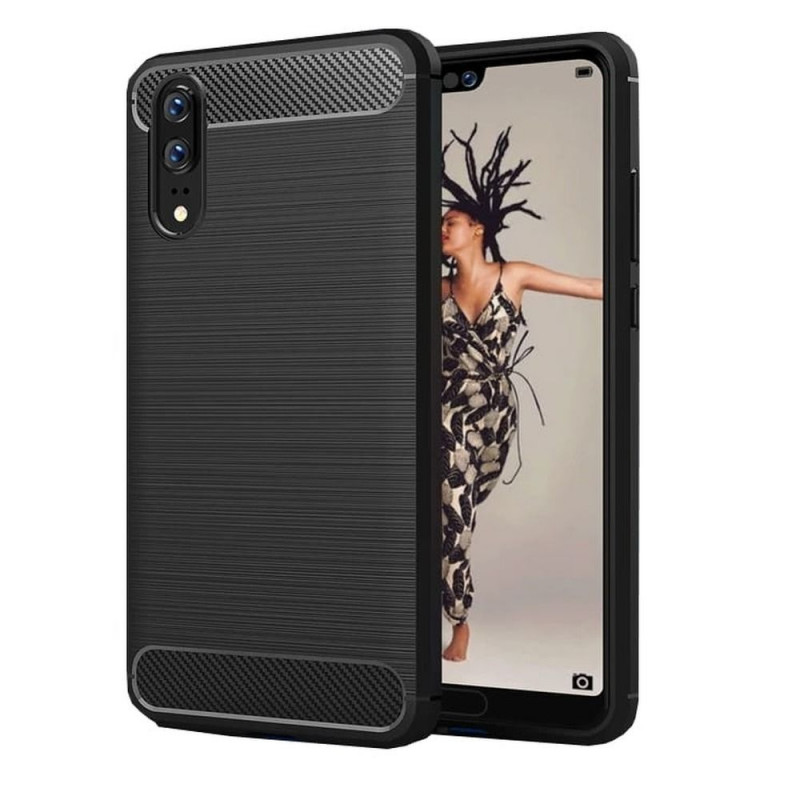 Kryt Carbon na Huawei P20 Pro Elegantní  Černý 