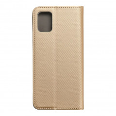 Peněženkové pouzdro Smart Case Book na Samsung Galaxy A51 5G Zlatý