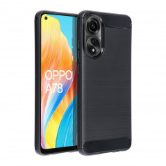 Kryt Carbon na Oppo A78 4G Elegantní  Černý