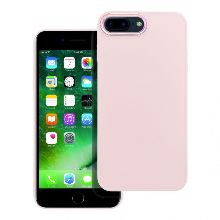 Kryt FRAME na Apple iPhone 8 Plus Elegantní  Pudrově růžový 