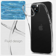 Kryt Spigen Liquid Crystal na Apple iPhone 15 Plus Křišťálově čistý  Průhledný 