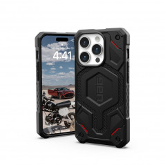 Kryt Urban Armor Gear Monarch Pro na Apple iPhone 15 Pro MagSAFE  Kevlarově černý