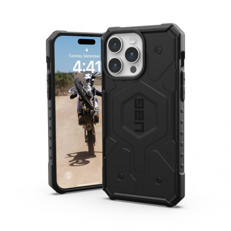 Kryt Urban Armor Gear Pathfinder na Apple iPhone 15 Pro Max Prémiové pouzdro  MagSAFE  Černý