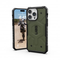 Kryt Urban Armor Gear Pathfinder na Apple iPhone 15 Pro Max Prémiové pouzdro  MagSAFE  Olivový