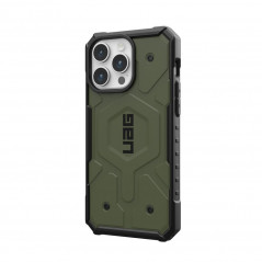 Kryt Urban Armor Gear Pathfinder na Apple iPhone 15 Pro Max Prémiové pouzdro  MagSAFE  Olivový 