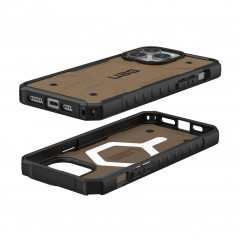 Kryt Urban Armor Gear Pathfinder na Apple iPhone 15 Pro Max Prémiové pouzdro  MagSAFE  Tmavá země