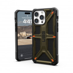 Kryt Urban Armor Gear Monarch na Apple iPhone 15 Pro Max Prémiové pouzdro  MagSAFE  Zelený