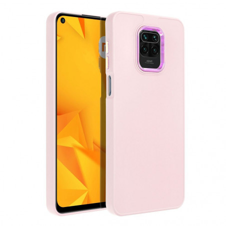 Kryt FRAME na XIAOMI Redmi Note 9S Elegantní  Pudrově růžový 