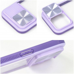 Kryt Slider na Apple iPhone 15 Fialový (Purple) 